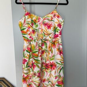 J. Crew Multicolor Floral Dress